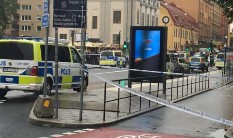 Въоръжен мъж нападна полицай в Стокхолм - 1