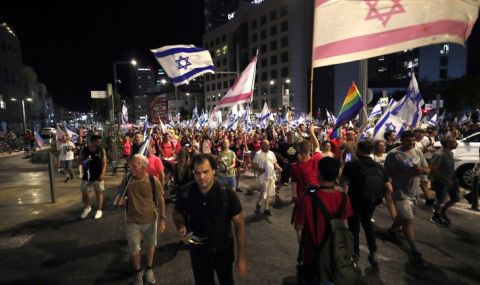 Стотици хияди израелци протестираха срещу правителството на Нетаняху - 1