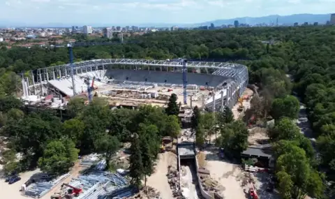 Нов напредък в строежа на стадион "Българска армия" (ВИДЕО) - 1