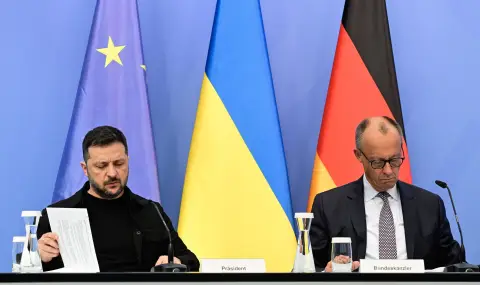 Зеленски има пълната подкрепа на Германия, каза канцлерът Мерц - 1