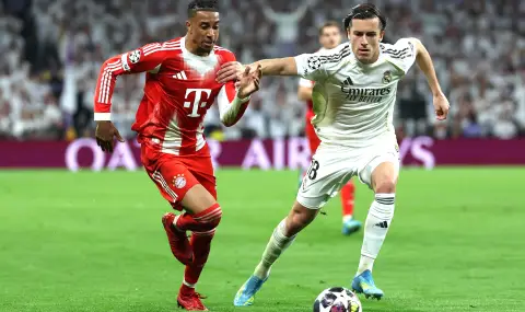 Байерн Мюнхен удари Реал Мадрид насред „Сантяго Бернабеу“ в първи четвъртфинал от Шампионската лига - 1