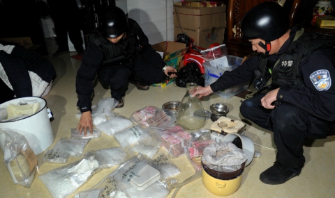 Над 3 тона наркотици иззеха властите в Китай - 1