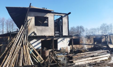 Мъж загина при пожар във ферма край Добринище - 1
