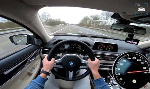 320 км/ч с BMW M760Li от първо лице (ВИДЕО) - 1