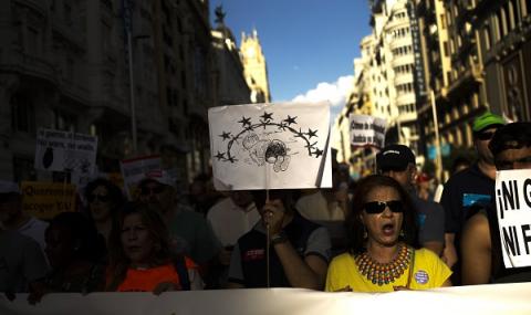 Протести в защита на имигрантите в Испания - 1