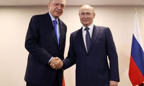 Ердоган пристига на посещение при Путин - 1