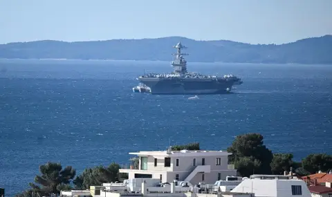 Самолетоносачът "Джералд Р. Форд" акостира в Хърватия за ремонт - 1
