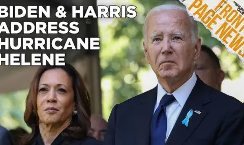 Biden and Harris visited three states devastated by Hurricane Helen  - 1