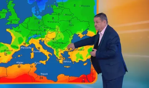 Проф. Георги Рачев каза времето по градовете у нас - 1