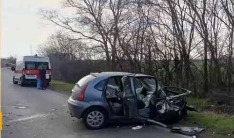Шофьорът, помлял кола с деца и убил майка им, криволичел по пътя в Бургаско - 1