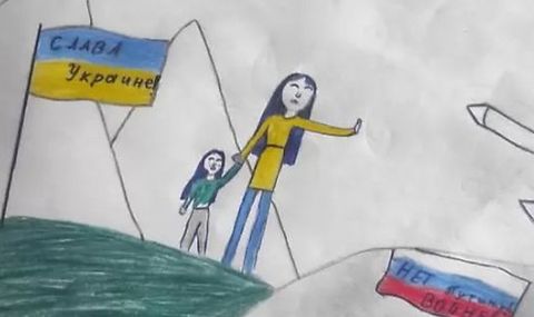Русия: Обиск, арест и затвор заради една детска рисунка - 1