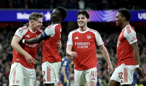 Арсенал разпиля Атлетико Мадрид с впечатляваща победа на "Емирейтс" - 1