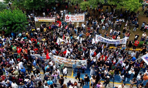 Генерална стачка в Гърция - 1