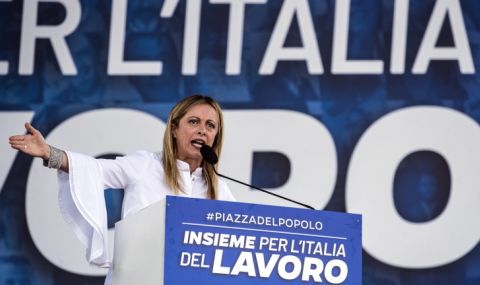Премиерът на Италия Джорджа Мелони отпразнува 10 години от създаването на партията си  - 1