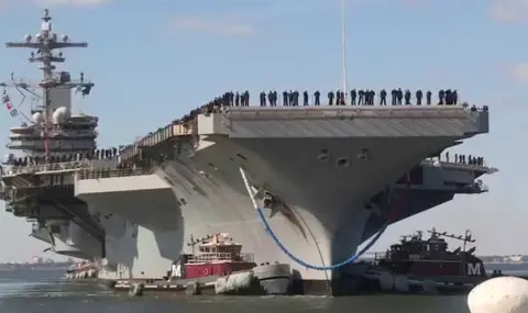 CBS: Aircraft carrier George Bush could join war with Iran  - 1