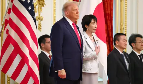 Посещението на американския президент Доналд Тръмп в Япония е водеща тема в западния печат - 1