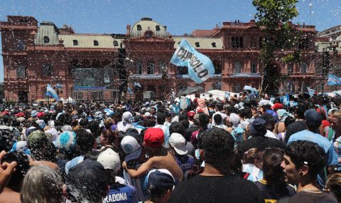 Около 4 млн. души празнуват титлата на Аржентина в Буенос Айрес - 1