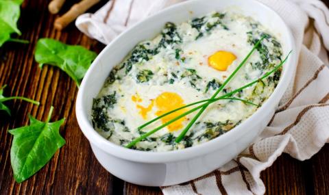 Рецепта на деня: Ориз със спанак и яйца на фурна - 1