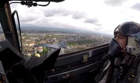 Вижте София от кабината на МиГ - 29 (ВИДЕО) - 1