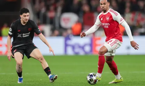 Арсенал се спаси с късен гол от дузпа срещу Байер Леверкузен  - 1