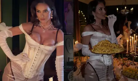 Александра Богданска празнува рожден ден по корсет и жартиери (ВИДЕО) - 1