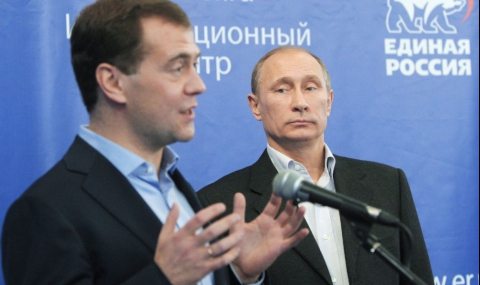 Зов за бойкот на речта на Медведев - 1