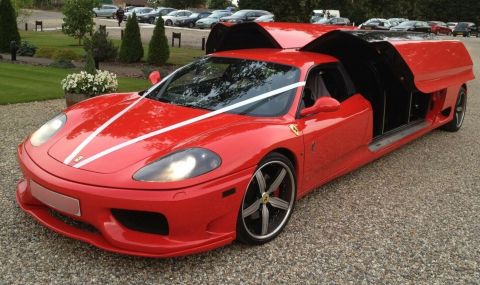 Лимузина Ferrari с 8 спортни седалки си търси нов собственик - 1