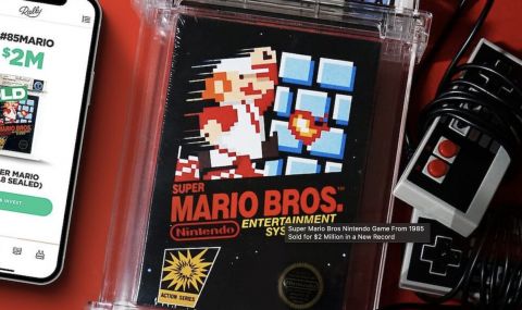 Видео игра Super Mario Bros от 1985 година се продаде за 1.7 милиона евро - 1