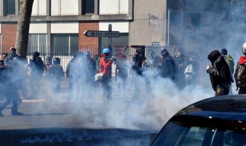 Сблъсъци във Франция за Деня на труда - 1