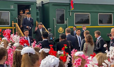 Влакът на Ким Чен-ун напусна Приморския край - 1