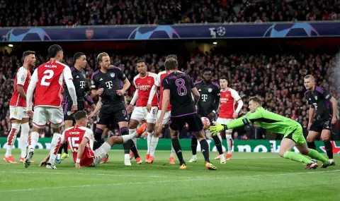 Интригата остава: Арсенал и Байерн Мюнхен сътвориха зрелище, но не се победиха - 1