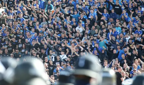Футболната среща между отборите на "Левски" и ЦСКА: Полицията е задържала 28 души  - 1
