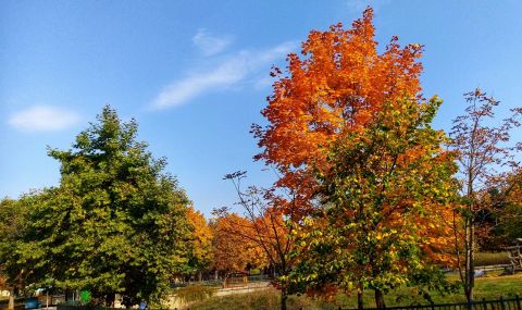 Времето през октомври: От -3 до 28 градуса  - 1