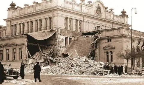 29 март 1944 г. Съюзниците бомбардират Народното събрание в София - 1