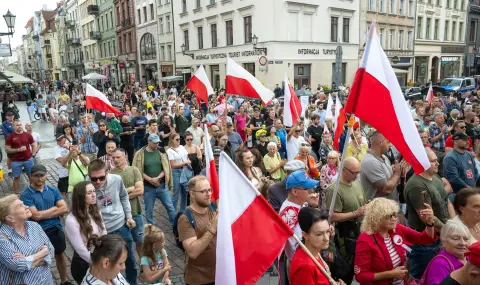 В Полша протестираха срещу приема на мигранти - 1