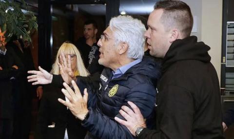 Фенове изгониха собственика на Рода от стадиона (видео) - 1