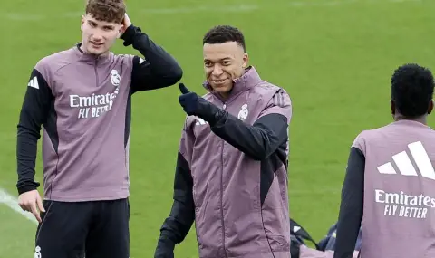 Приключи паниката в Реал Мадрид около Килиан Мбапе - 1