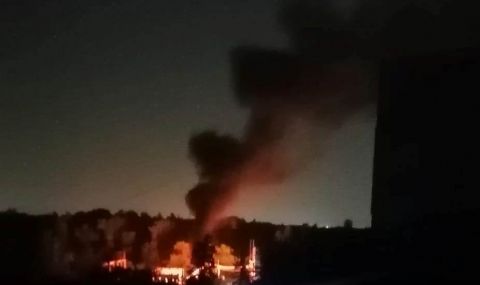 Огромен пожар остави хиляди столичани без ток - 1