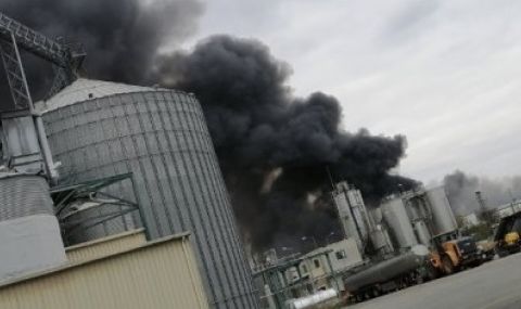 Две сгради от фабриката в Катуница са напълно унищожени, огънят още тлее - 1