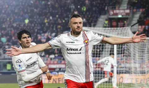 Джейми Варди се развихри за победа в Серия А - 1