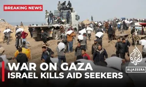 Израел отрече за умишлена атака срещу чакащи за помощи в Газа ВИДЕО 18+ - 1