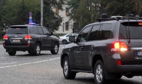 Автомобил на НСО е ударен в София - 1