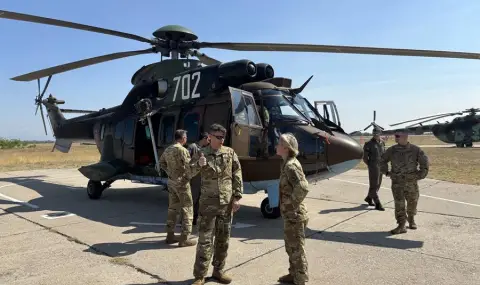 Американски и български пилоти приключиха планирано обучение с военни хеликоптери - 1