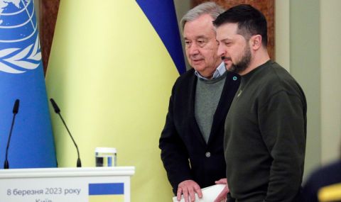 Зеленски и Гутериш призоваха за удължаване на зърнената сделка - 1