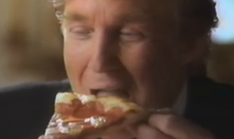 Защо Тръмп яде пицата по този начин? - 1