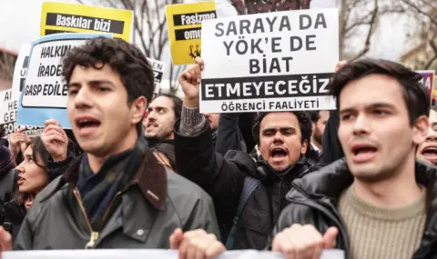 160 000 в Истанбул отново подкрепиха арестувания кмет на града Екрем Имамоглу - 1