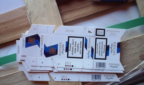 Хванаха фалшиви кутии за цигари - 1