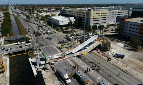 Мост се срути в Маями. Има загинали - 1