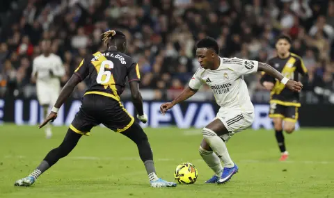 Килиан Мбапе спаси Реал Мадрид с драматичен гол в последните секунди на дербито срещу Райо Валекано - 1