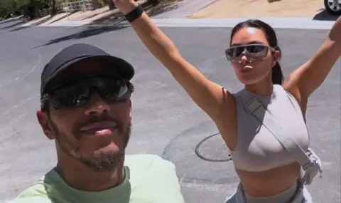 Люис Хамилтън и Ким Кардашиян споделиха нова порция лични СНИМКИ от връзката си - 1